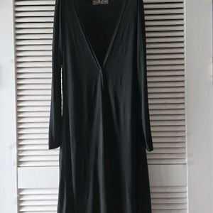 봄/여름 찰랑 롱가디건(양쪽 밑단 트임o)블랙