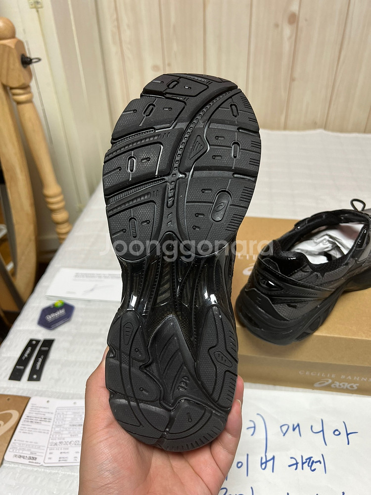 265 아식스X세실리에 반센 GT-2160 블랙--5