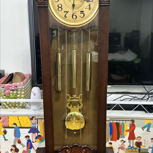 KANA 엔틱 장식 괘종 시계
