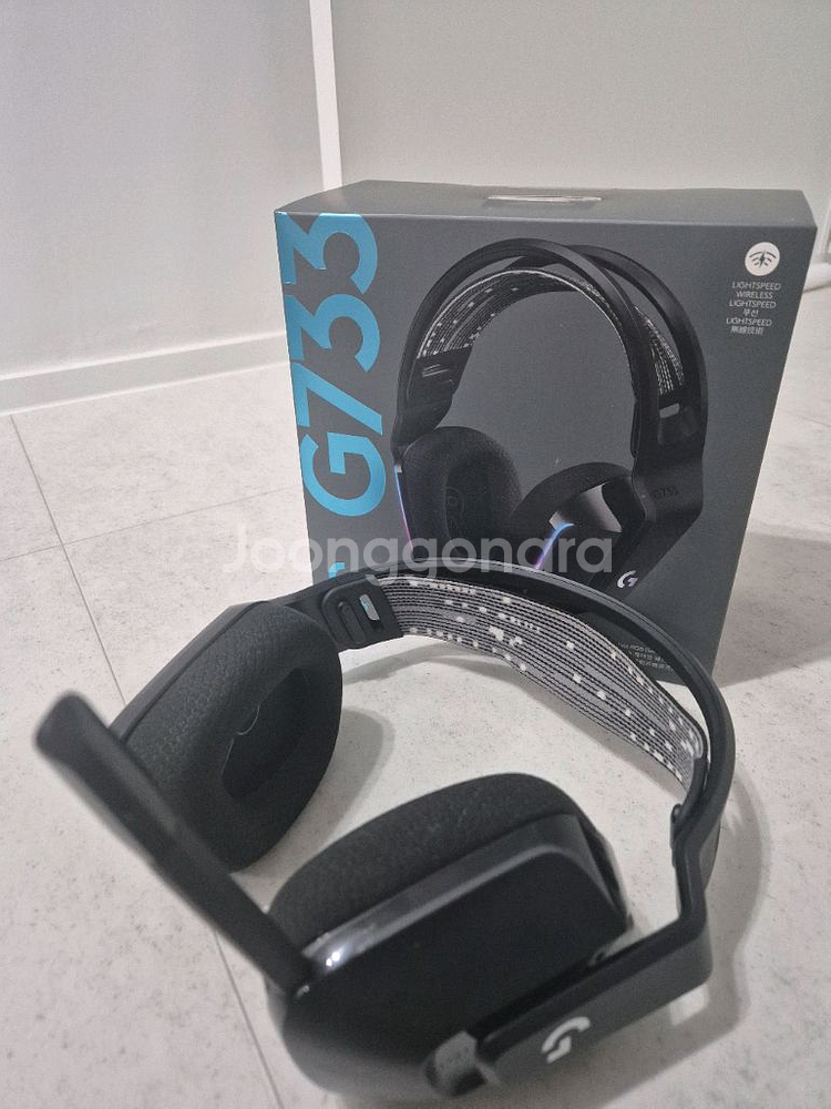 로지텍 g733 무선게이밍헤드셋--2