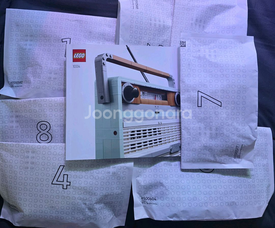 레고 아이콘 10334 레트로 라디오 팝니다(택포)--1