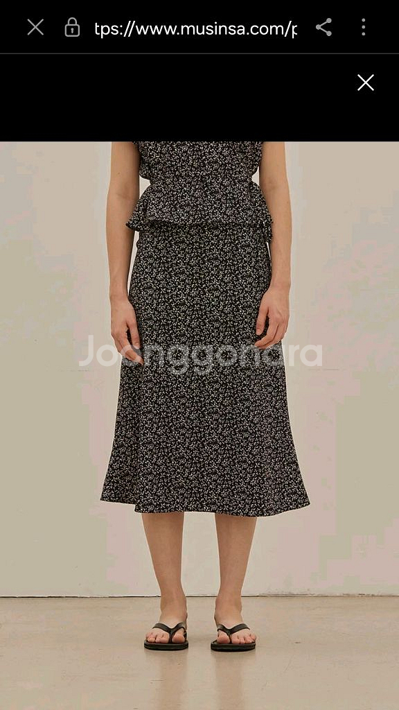 망고매니플리즈 floria skirt L사이즈--0