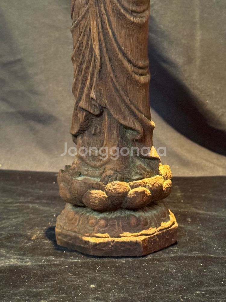 [골동품/불상] 목제 합장불 입상 불상 입불--6
