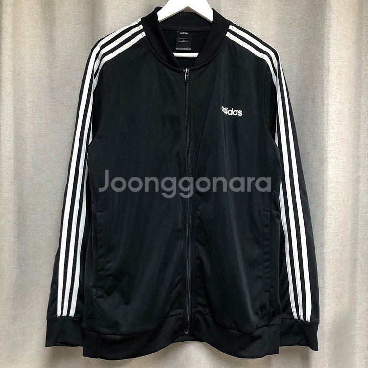 아디다스 클래식 3선 트랙탑 져지 자켓 블랙 (2XL)--0