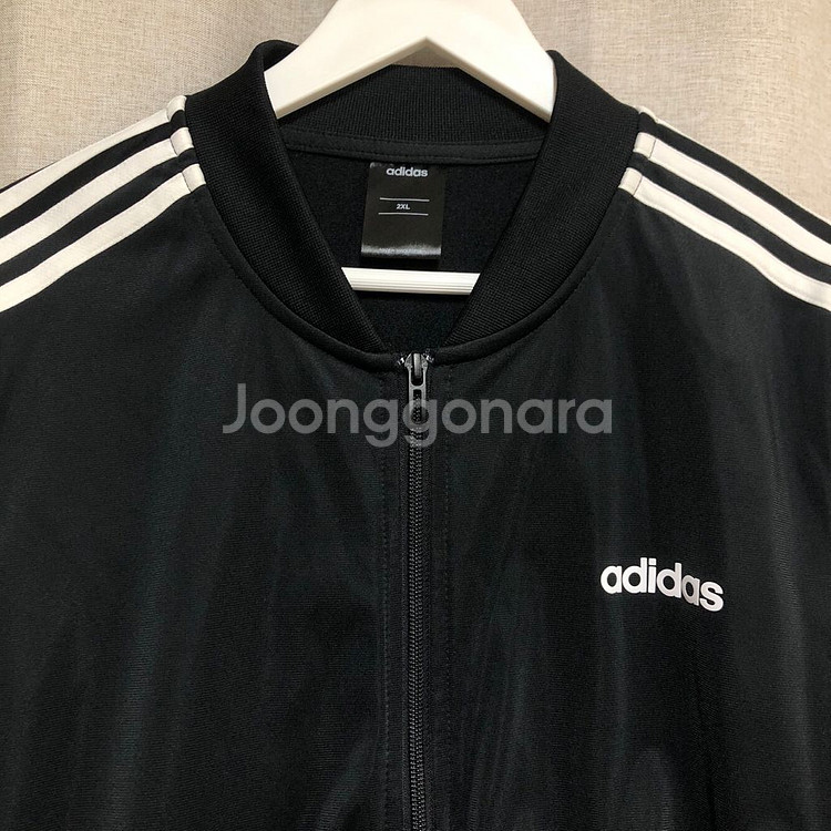아디다스 클래식 3선 트랙탑 져지 자켓 블랙 (2XL)--16
