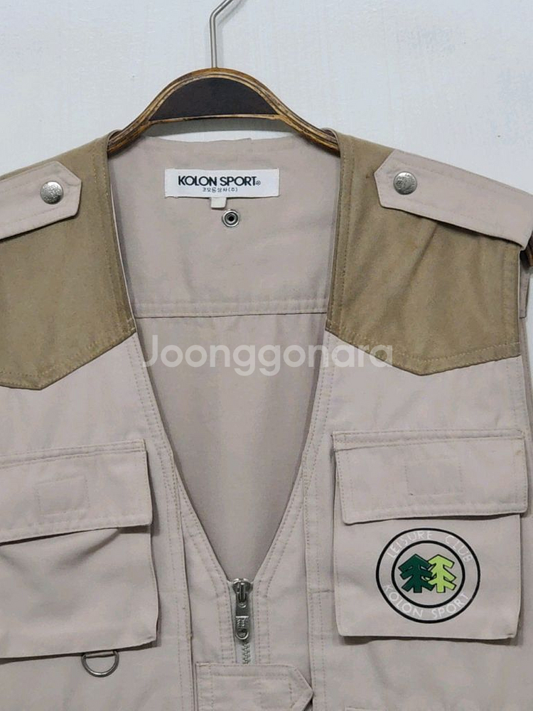 (M) 코오롱스포츠 조끼 멀티포켓 등산복 낚시 베스트--1