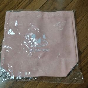 핑크색 미니 에코백(파우치) 새상품