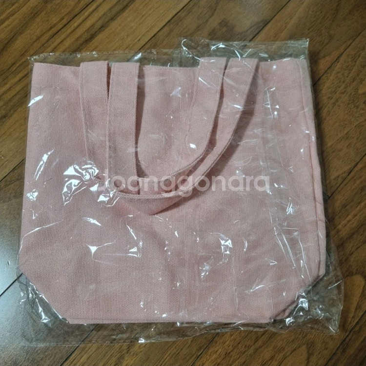핑크색 미니 에코백(파우치) 새상품--1