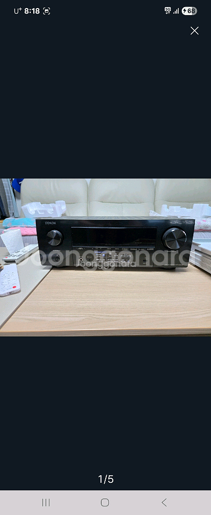 데논 AVR-X550BT AV리시버 미사용 블루투스지원--0