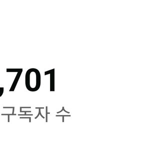 한국인 구독자 1700명 유튜브 채널 판매