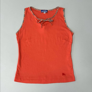 버버리 노바체크 슬리브리스