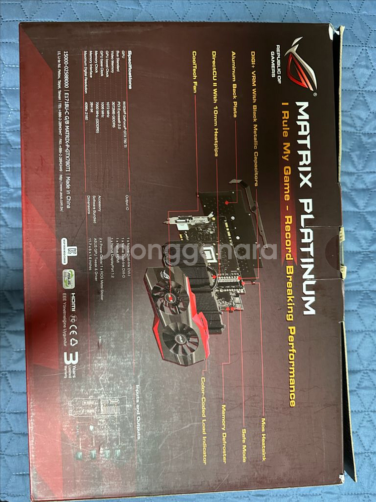 asus gtx 780ti matrix 소장용--2