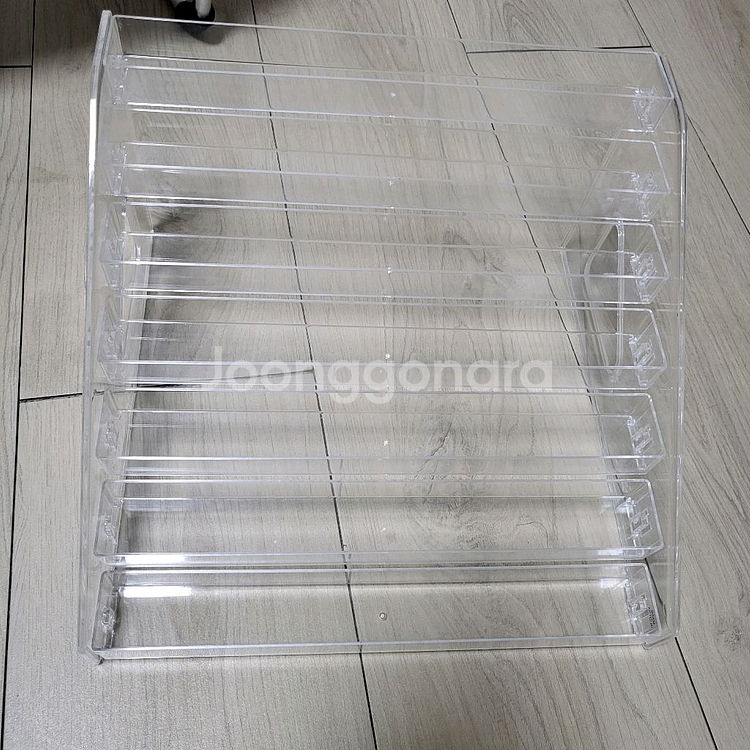 투명 화장품 정리함 7칸--2
