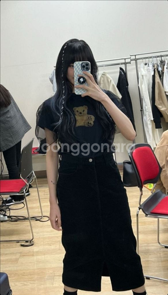 플리즈프로젝트 곰돌이 티셔츠 (스우파 노제)--0