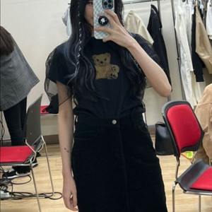 플리즈프로젝트 곰돌이 티셔츠 (스우파 노제)