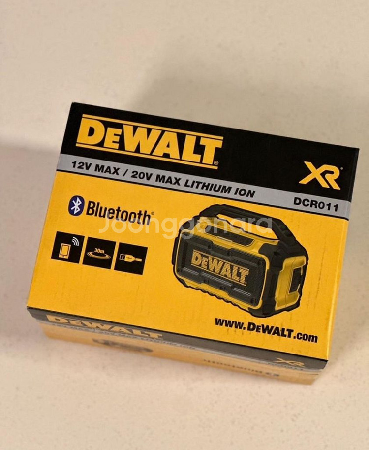 디월트 DCR011 충전 블루투스 스피커 12V 20V--0