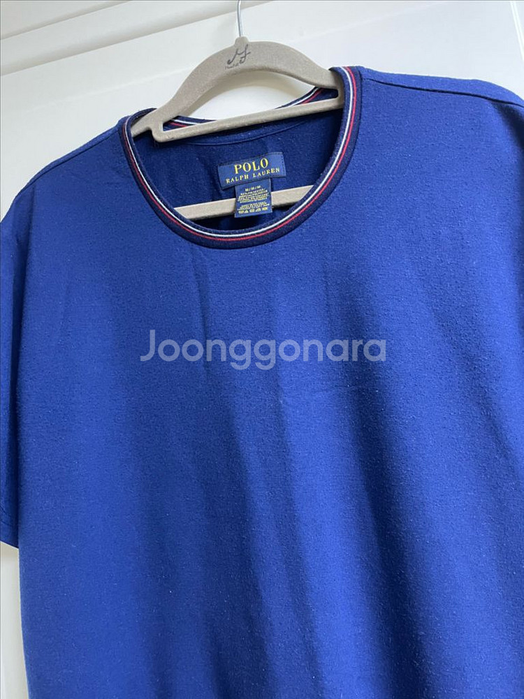폴로 랄프로렌 블루 반팔 티셔츠--1