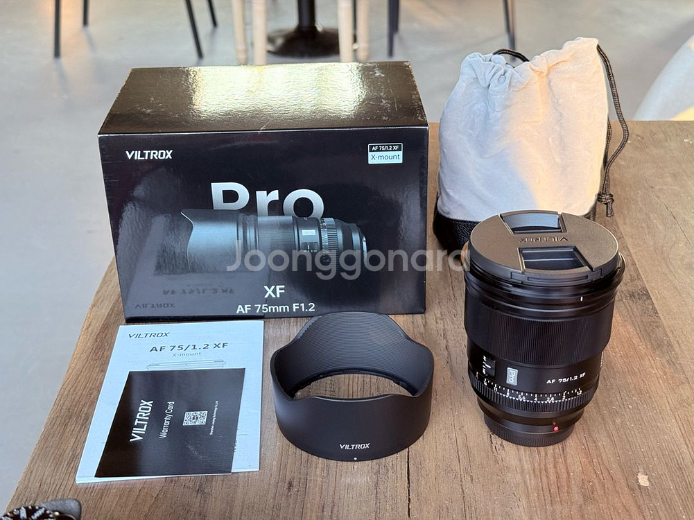빌트록스 75mm F1.2(75.2)후지 XF 렌즈--8