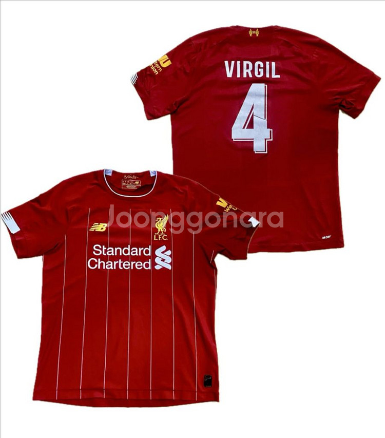 EPL 19/20시즌 리버풀 반다이크 유니폼 팝니다--0