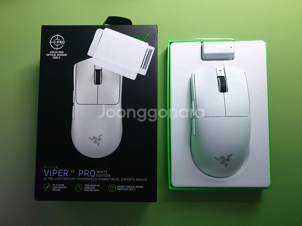 레이저 바이퍼 V3 프로 바브삼 거의 새 것--0