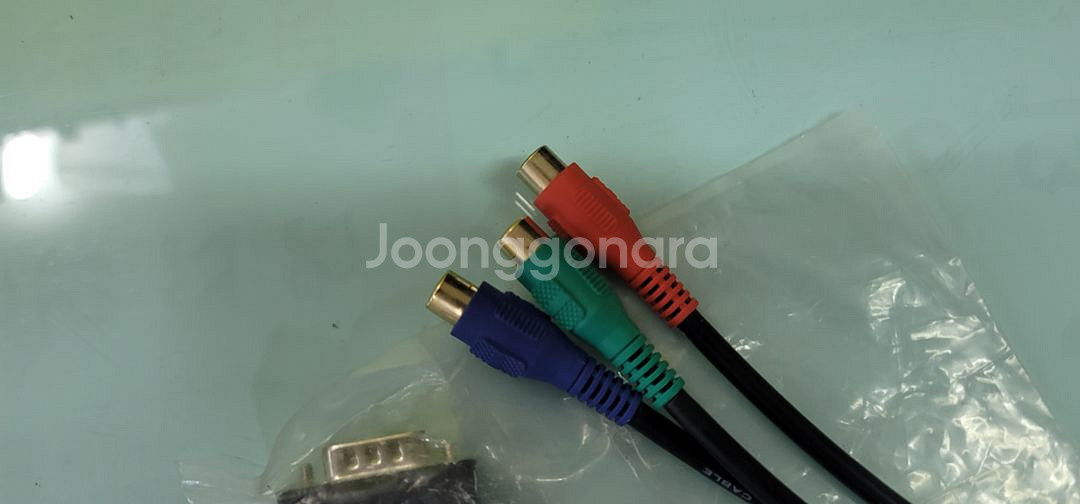 RGB TO COMPONENT 젠더 케이블 25CM--2