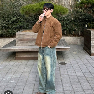 (새 상품) 라퍼지스토어 바이커 스웨이드 자켓