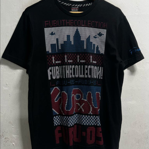 100 FUBU 빅로고 반팔티