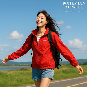 [여자 90]라푸마 경량 바람막이 자켓