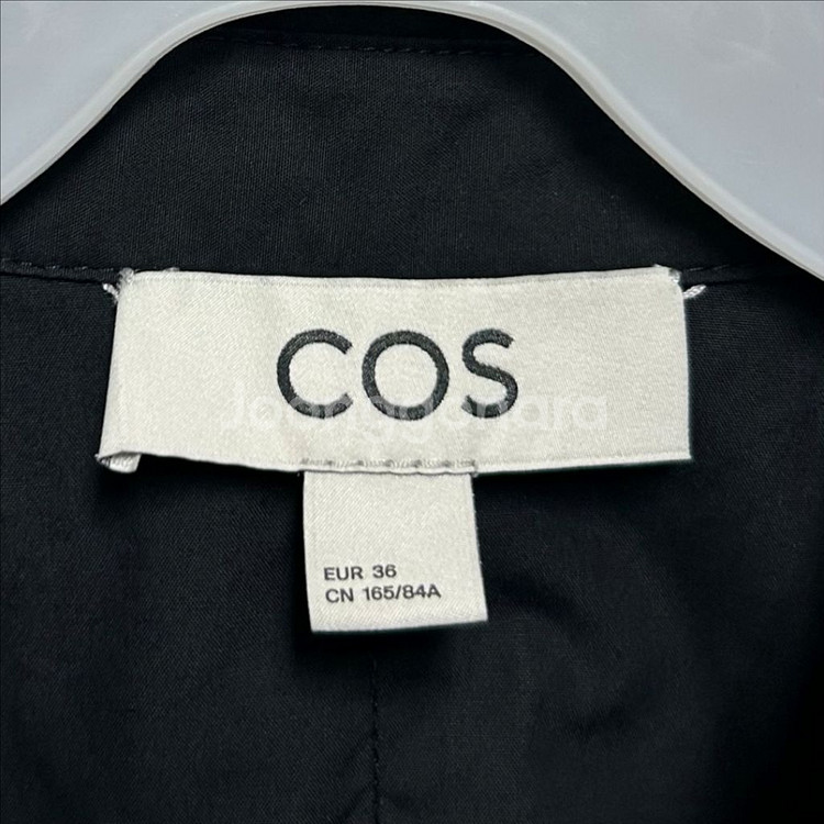 [여자 36]COS 코스 블랙 코튼 셔츠 원피스--4