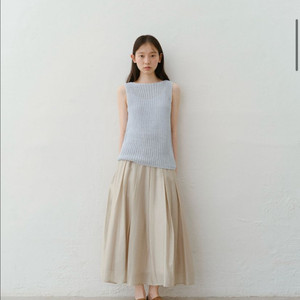 [유라고] 민소매 나시 니트 / Paper knit s