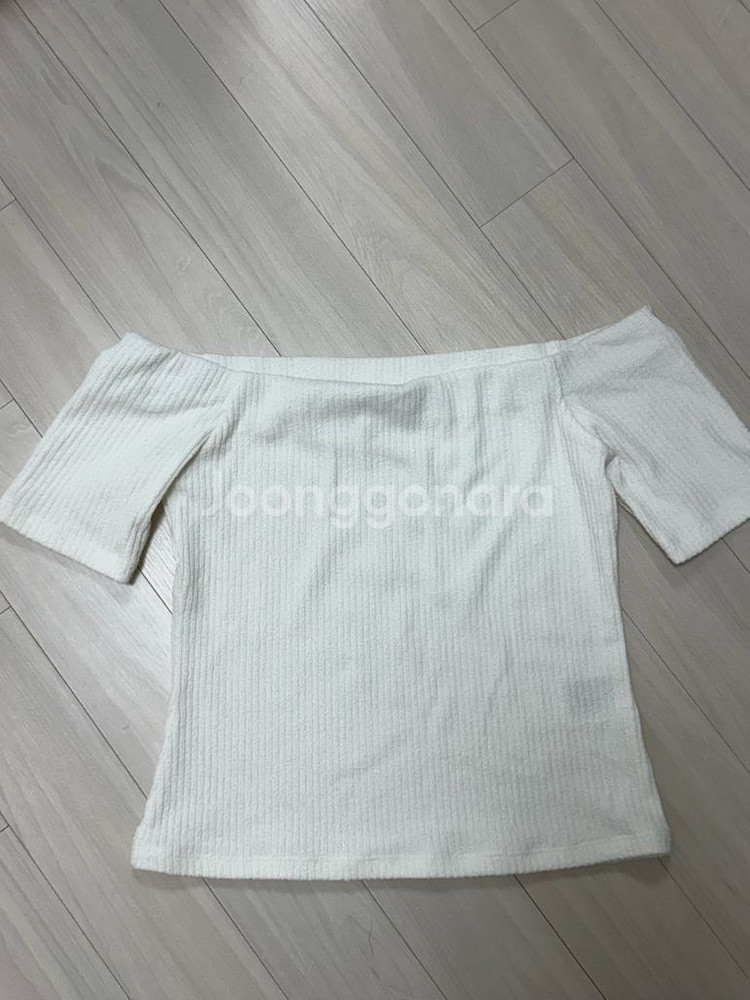 H&M 에이치앤엠 오프숄더 탑--0