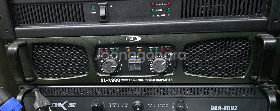 E&W SL1900 파워앰프--0
