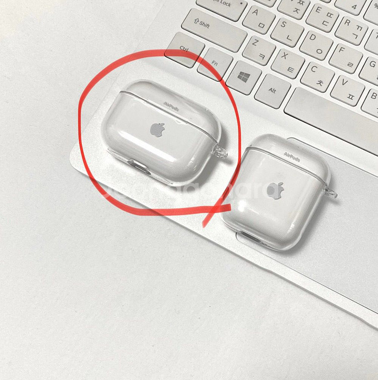 러디스튜디오 에어팟 프로2 애플로고 케이스--0