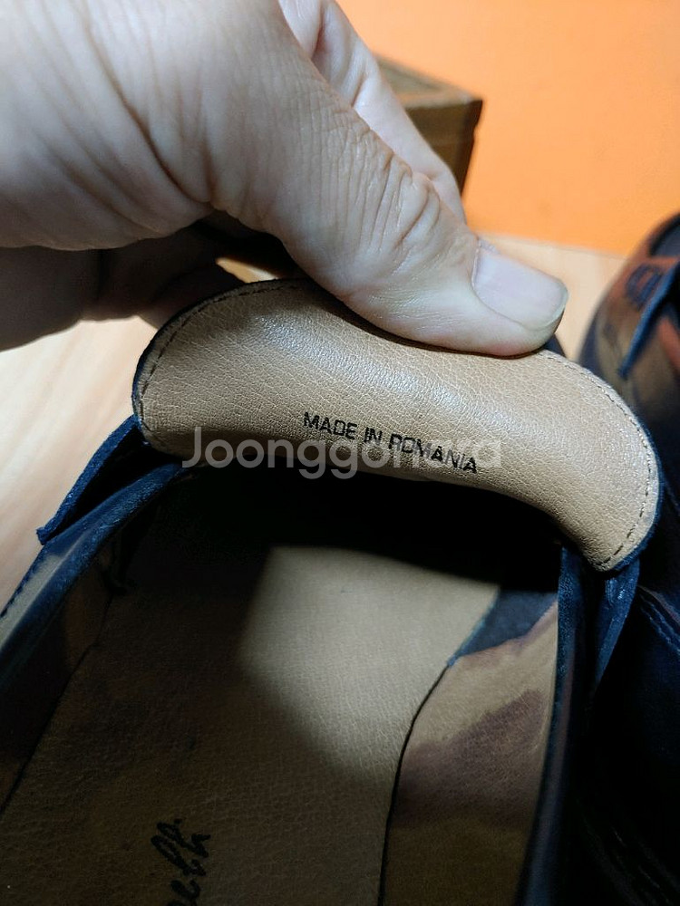 (명품)장까를로 모렐리 천연가죽 로퍼EU41사이즈260--8