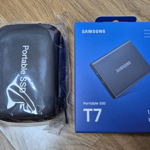 [새상품]삼성 포터블 외장 SSD T7 (정품) 1TB