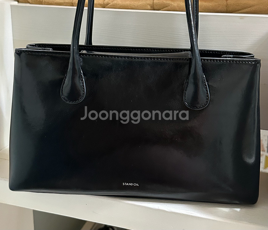 스탠드오일 스퀘어 로우백 블랙--2