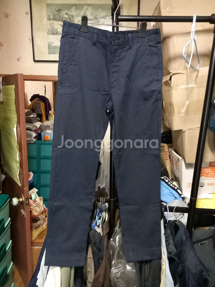 [간트(GANT)]네이비 치노 면바지 32사이즈--0