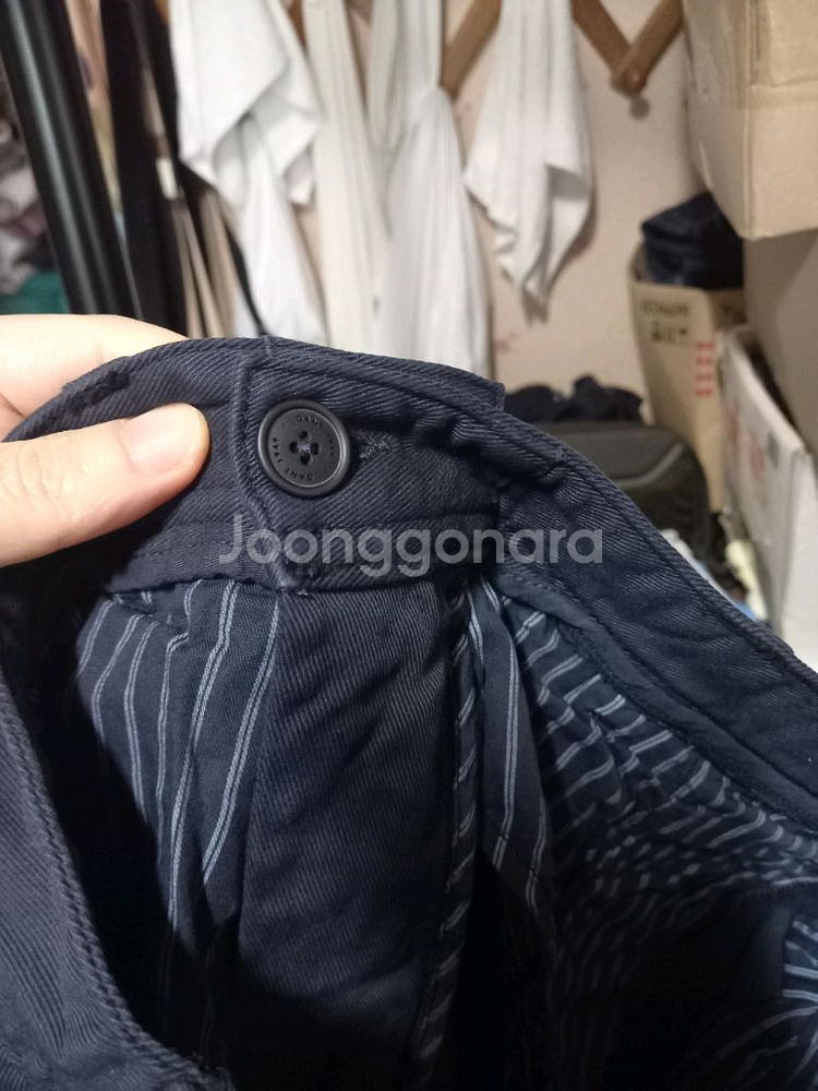 [간트(GANT)]네이비 치노 면바지 32사이즈--8