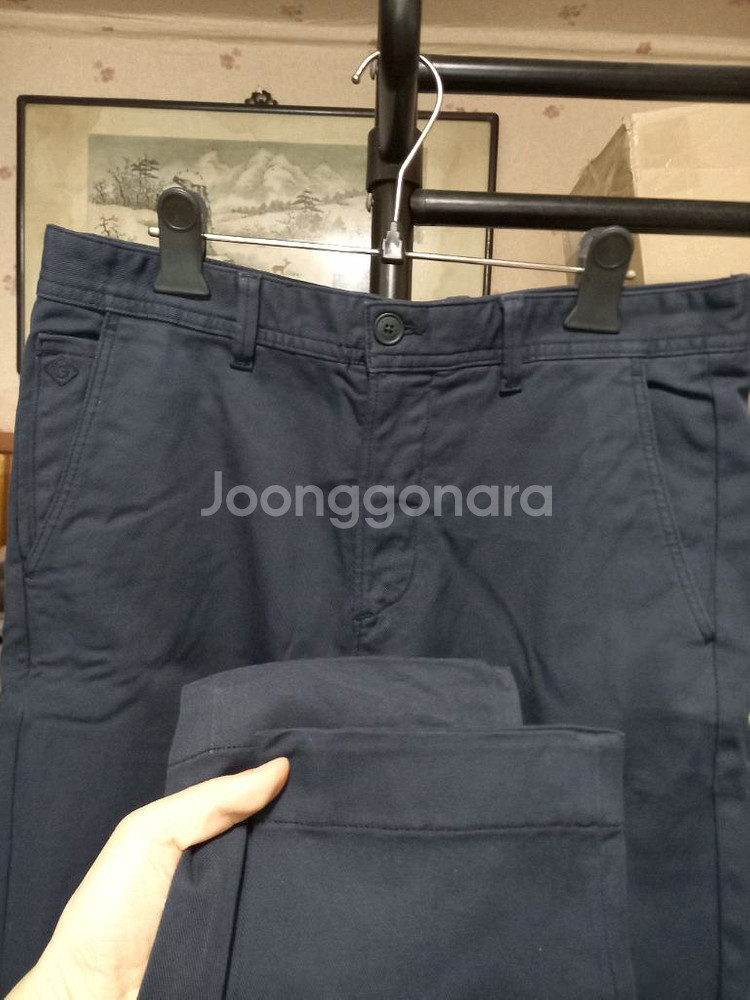 [간트(GANT)]네이비 치노 면바지 32사이즈--9