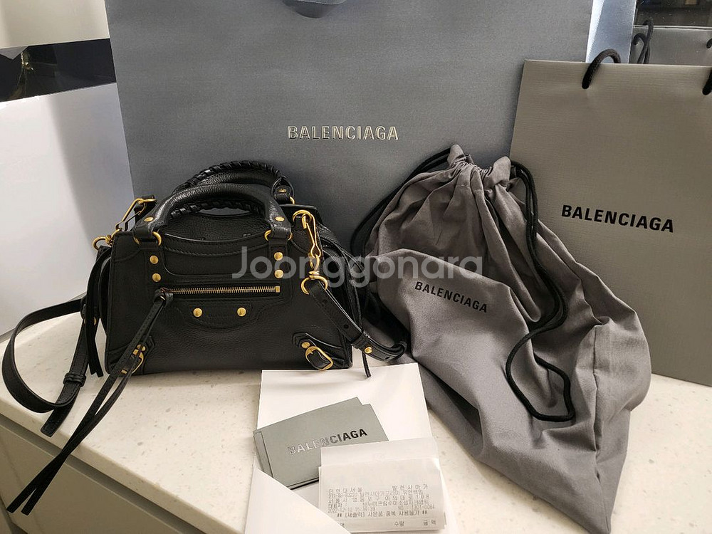 (정품) 발렌시아가 네오 클래식 미니 탑핸들백 가방--6