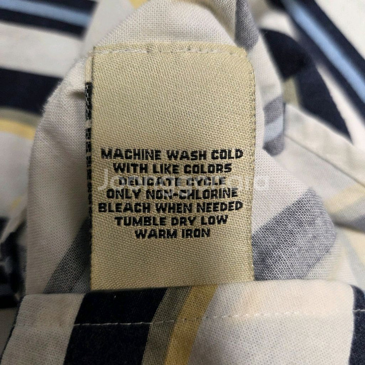 Wrangler 빈티지 스트라이프 반팔 셔츠 XL--7