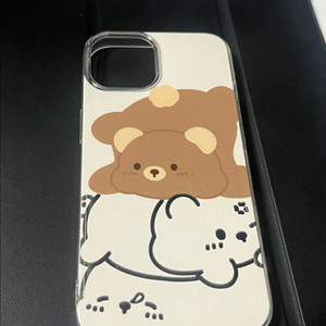 새상품 아이폰 13 곰돌이 투명 폰케이스