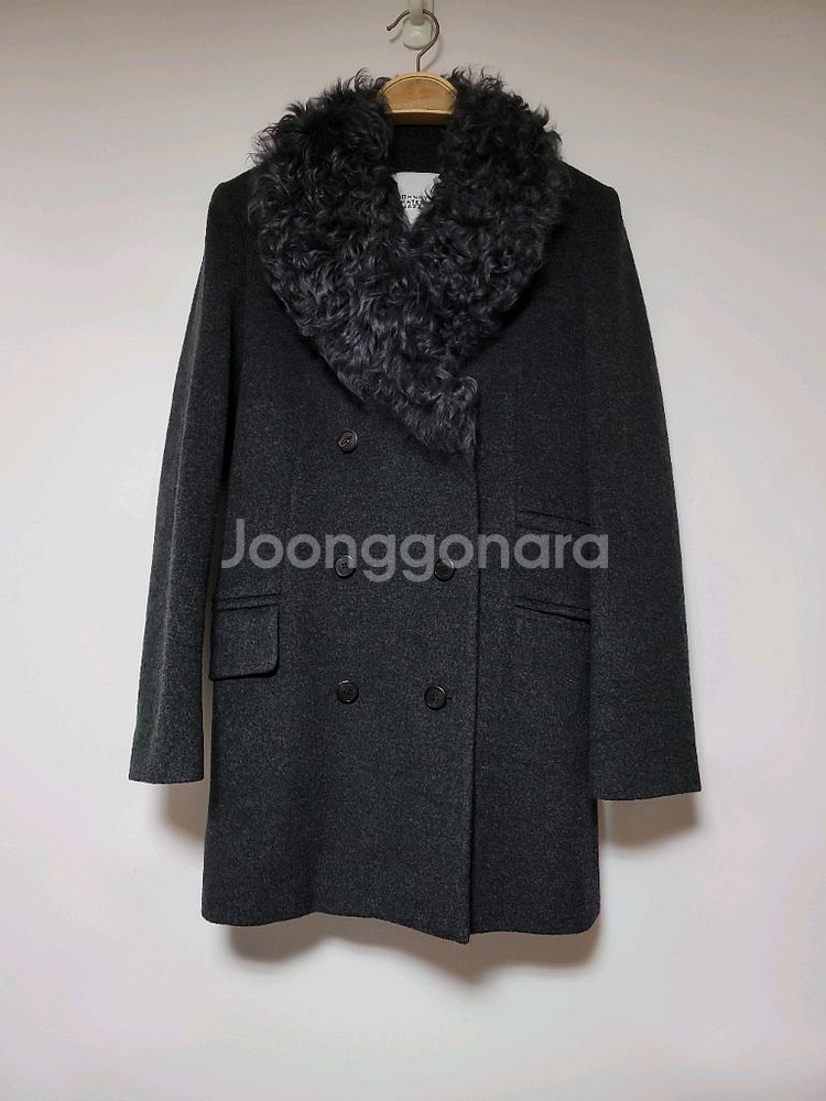 새상품급 쟈니헤잇재즈 양털카라 울 자켓--0