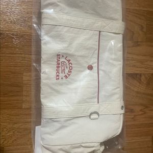 라코스테 스타벅스 멀티플백 아이보리