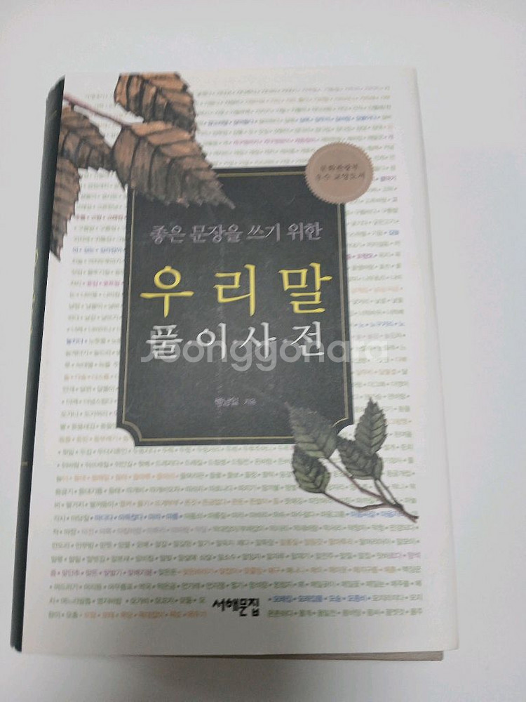 좋은 문장을 쓰기 위한 우리말 풀이사전 박남일--0