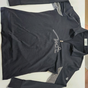 먼싱웨어 골프 반집업 긴팔 티셔츠