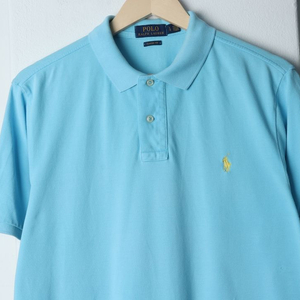 (L-XL) 폴로 랄프로렌 반팔 카라 티셔츠 수선자국