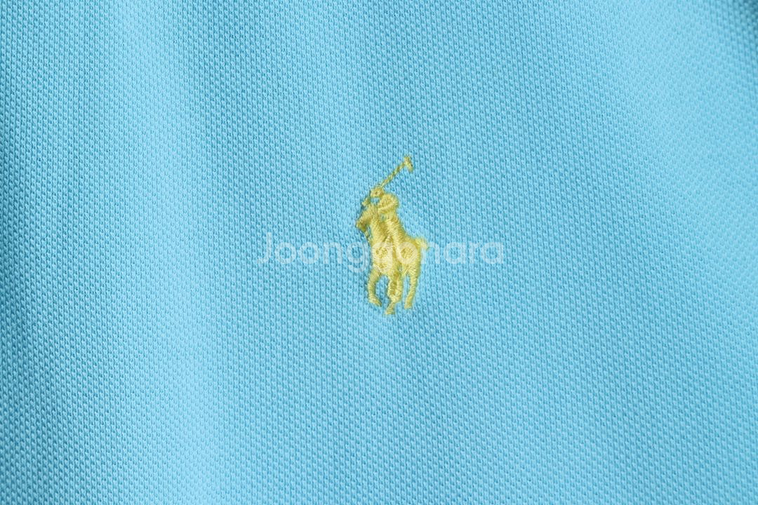 (L-XL) 폴로 랄프로렌 반팔 카라 티셔츠 수선자국--8