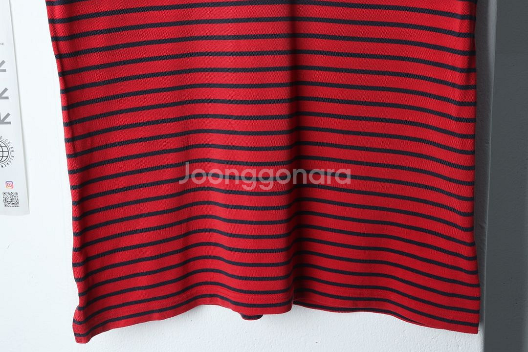 (XL) 빈폴 반팔 카라 티셔츠 골프 스트라이프--3