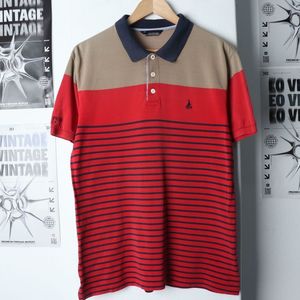 (XL) 빈폴 반팔 카라 티셔츠 골프 스트라이프